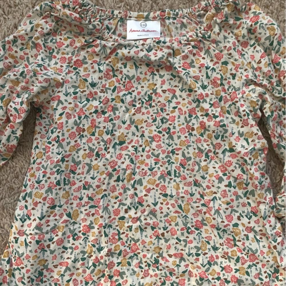 Hanna Andersson blouse, size 110 (5 years).